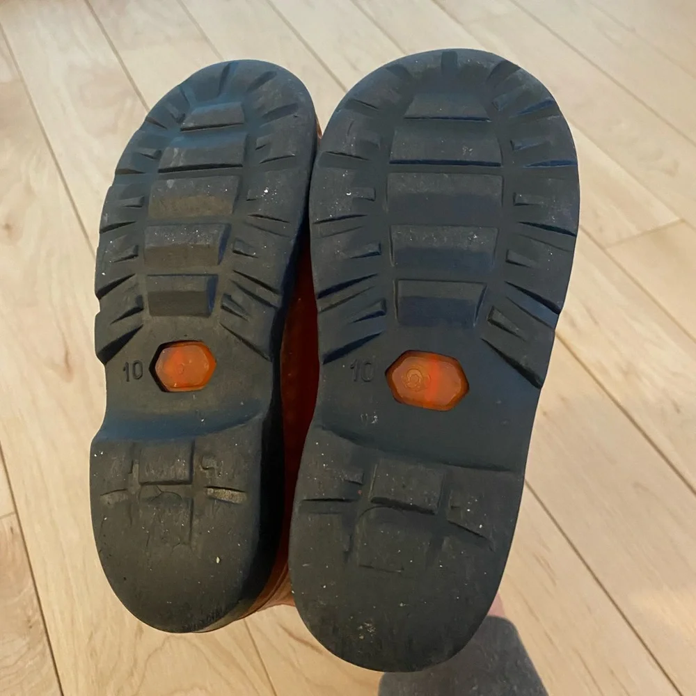 Kamik Vibrant Orange Kids Waterproof Boots Size 10